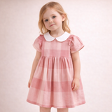 Barbie Girl Pink Plaid Dress