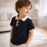 Organic Cotton Jersey Polo Shirt