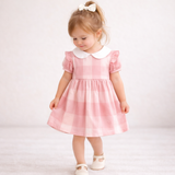 Barbie Girl Pink Plaid Dress