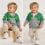 Children's Unisex Dinosaur Tail Cardigan