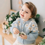 Daisy Little Girls' Knitted Cardigan