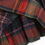 Irish Navy Blue Plaid Dress