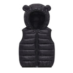 Kids' Unisex Bear Sleeveless Puffer Vest