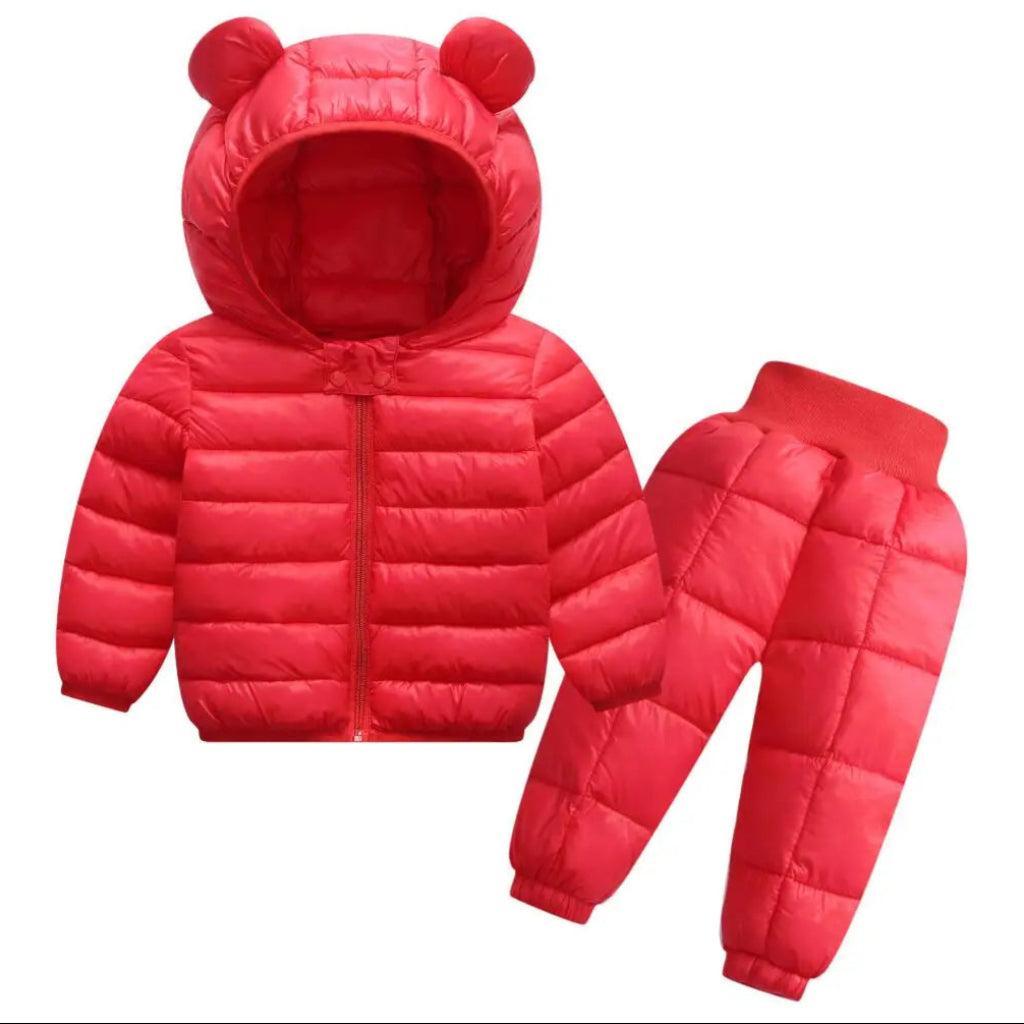 Kids' Unisex Puffer Jacket & Pants Set