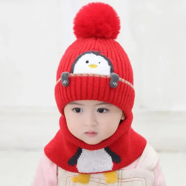 Kids’ Winter Hat & Scarf Set