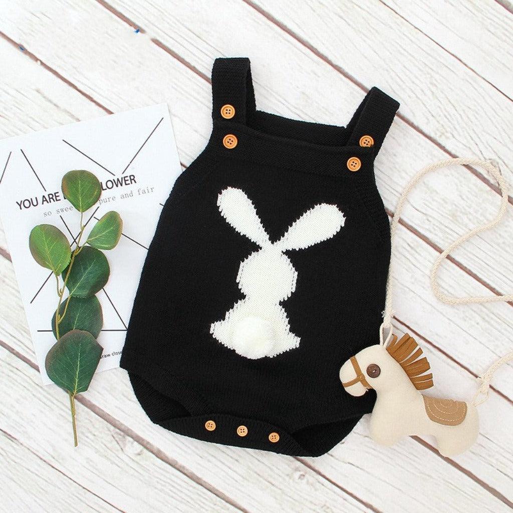Knit Baby and Toddler Rabbit Bodysuit