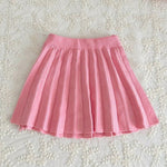 Knit Cotton Girls' Cardigan & Skirt Set