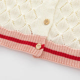 Knit Cotton Toddler Cardigan & Skirt Set