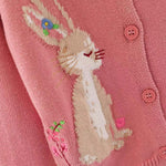 Knit Girls' Bunny Cardigan