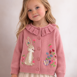Knit Girls' Bunny Cardigan
