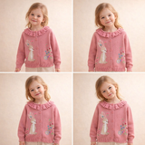 Knit Girls' Bunny Cardigan