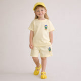 Ensemble unisexe assorti short et t-shirt LA Bear