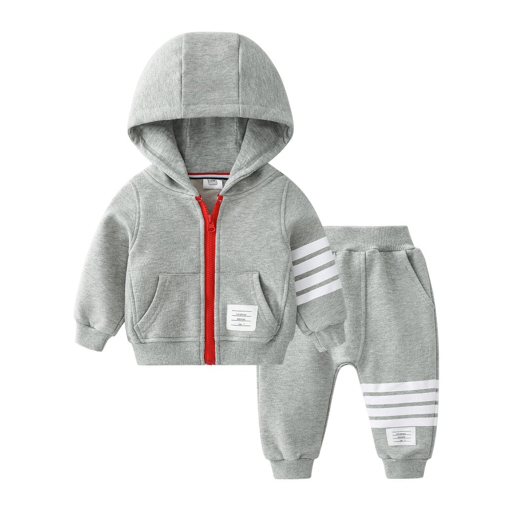 Little Boys 2-Pc. Brooklyn Full-Zip Hoodie & Joggers Set