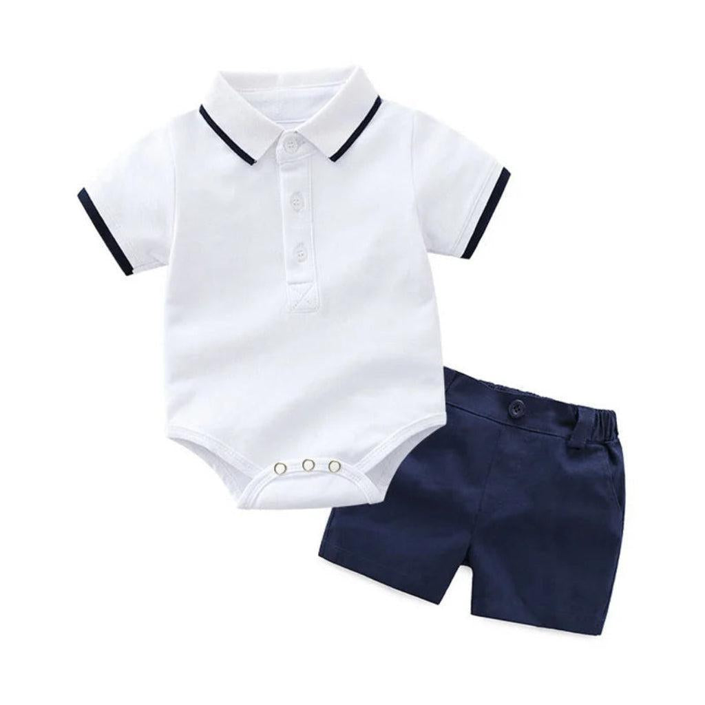 Little Gentleman Shorts & Bodysuit Set