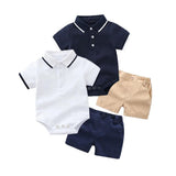 Little Gentleman Shorts & Bodysuit Set