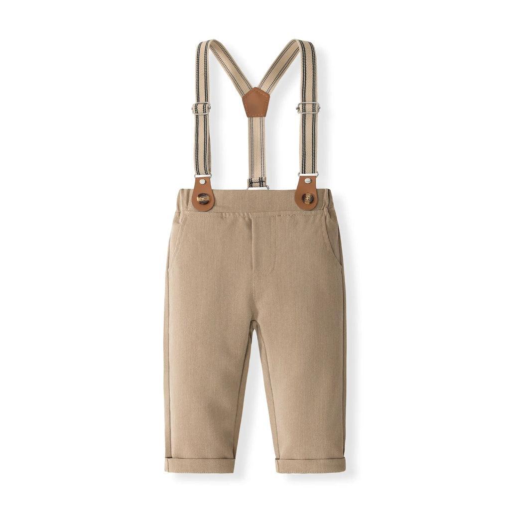Little Gentleman Winter Charm Suspender Outfit