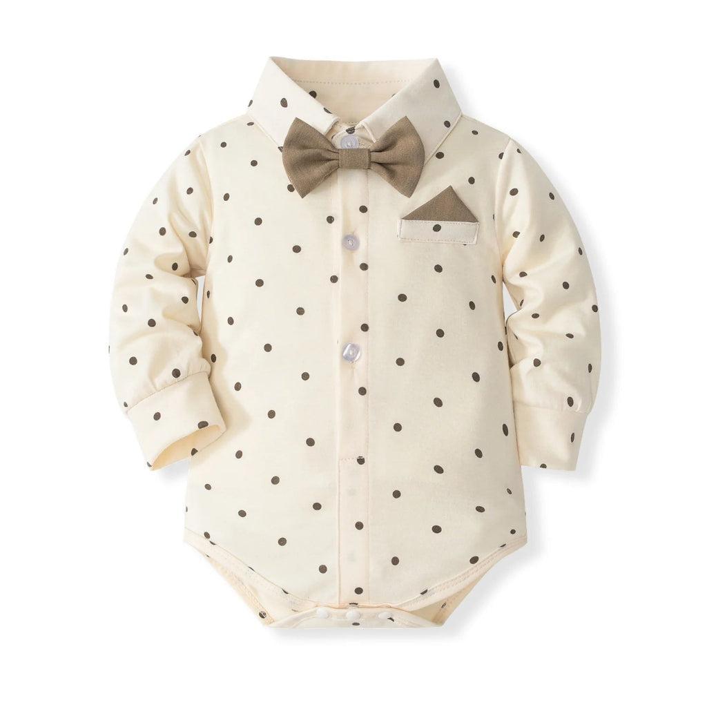 Little Gentleman Winter Charm Suspender Outfit