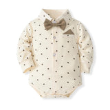Little Gentleman Winter Charm Suspender Outfit