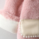 Luxurious faux fur little girls' Jacket
