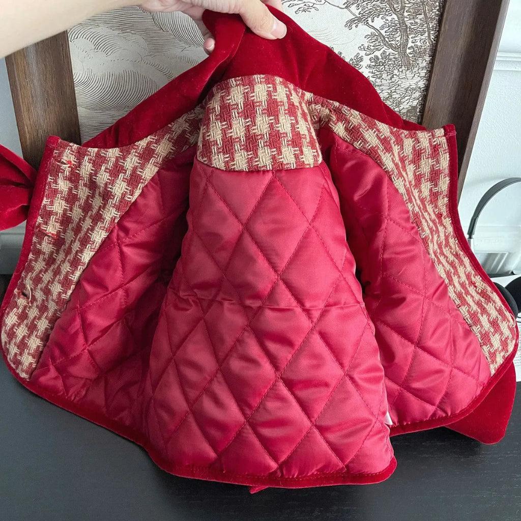 Marron Warm Winter Jacket & Classic Skirt