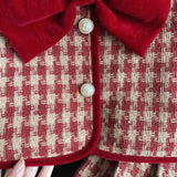 Marron Warm Winter Jacket & Classic Skirt