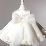 Mia Bella All White Flower Girl Dress
