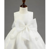 Mia Bella All White Flower Girl Dress