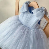 Montauk Flower Girl Dress with Pearls