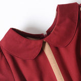 Organic Cotton Red Plaid Dress