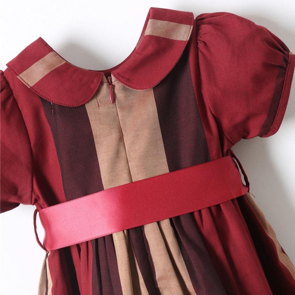 Organic Cotton Red Plaid Dress