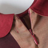 Organic Cotton Red Plaid Dress