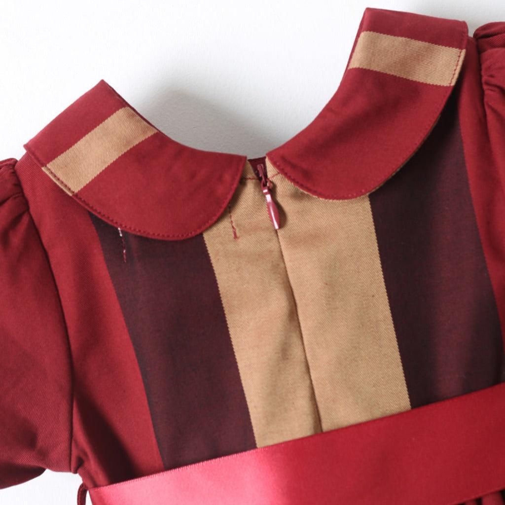 Organic Cotton Red Plaid Dress
