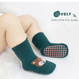 PREMIUM NON-SLIP / ANTI-SKID GRIP KIDS’ SOCKS 6-PAIR SET