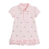 Pink Rainbow Girls' Polo Dress