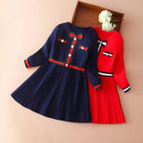Premium Knit Cotton Classy Girls' Dress