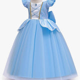 Princess Cinderella Dress with Crown