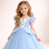 Princess Cinderella Dress with Crown