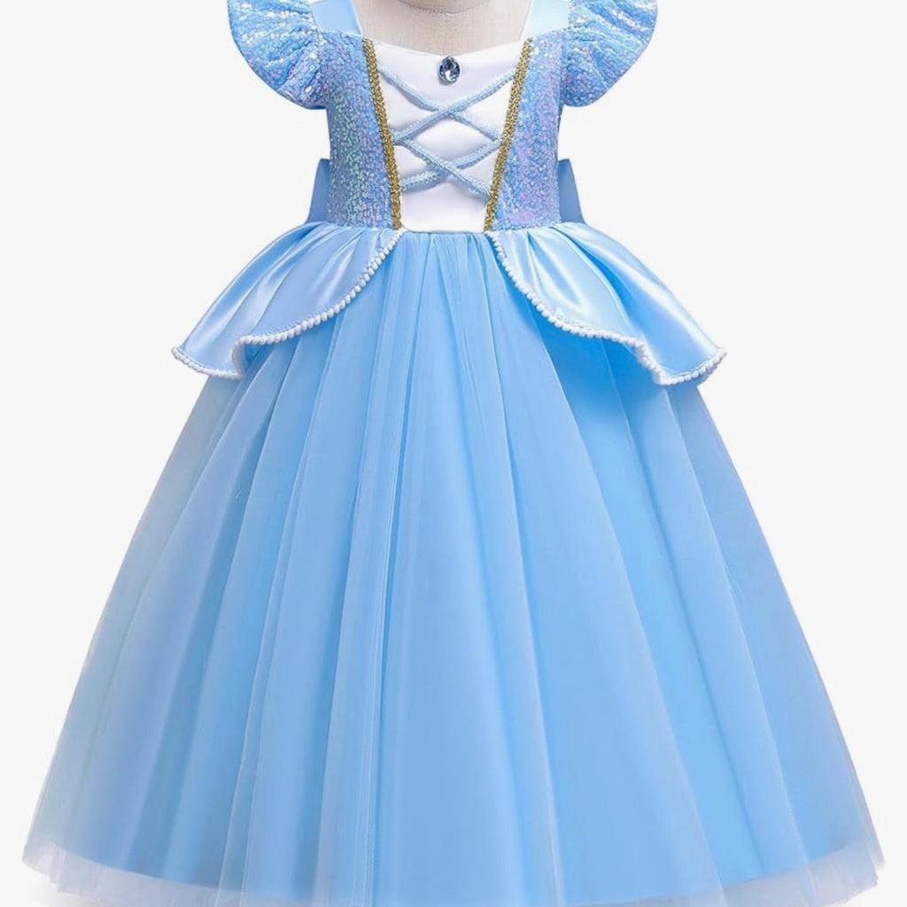 Princess Cinderella Dress with Crown