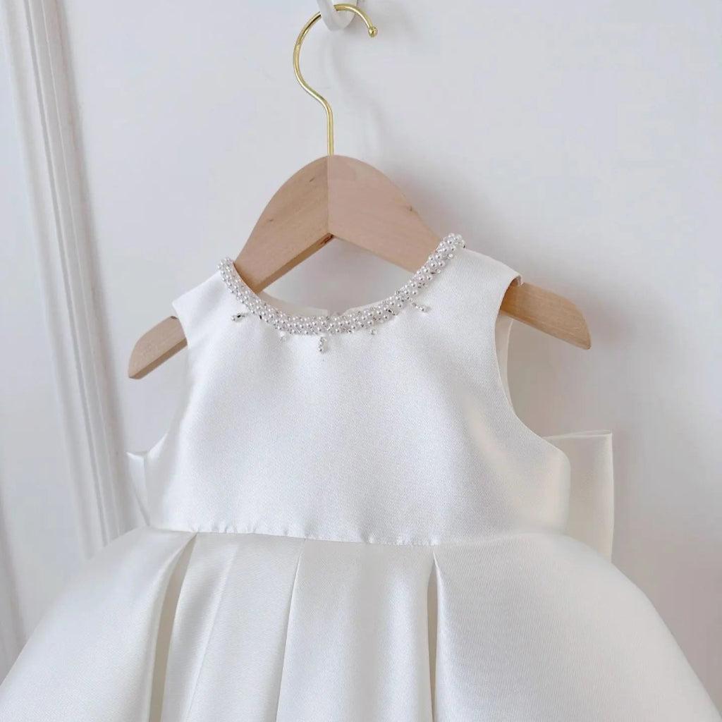 Princess Katerina Pearl Bow Party Dress