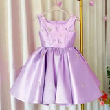 Robe classique à carreaux pour fille