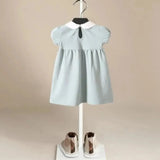 Sage Blue Girls’ Dress