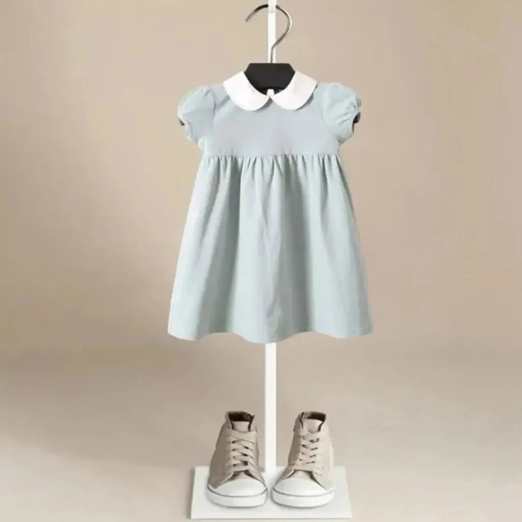 Sage Blue Girls’ Dress