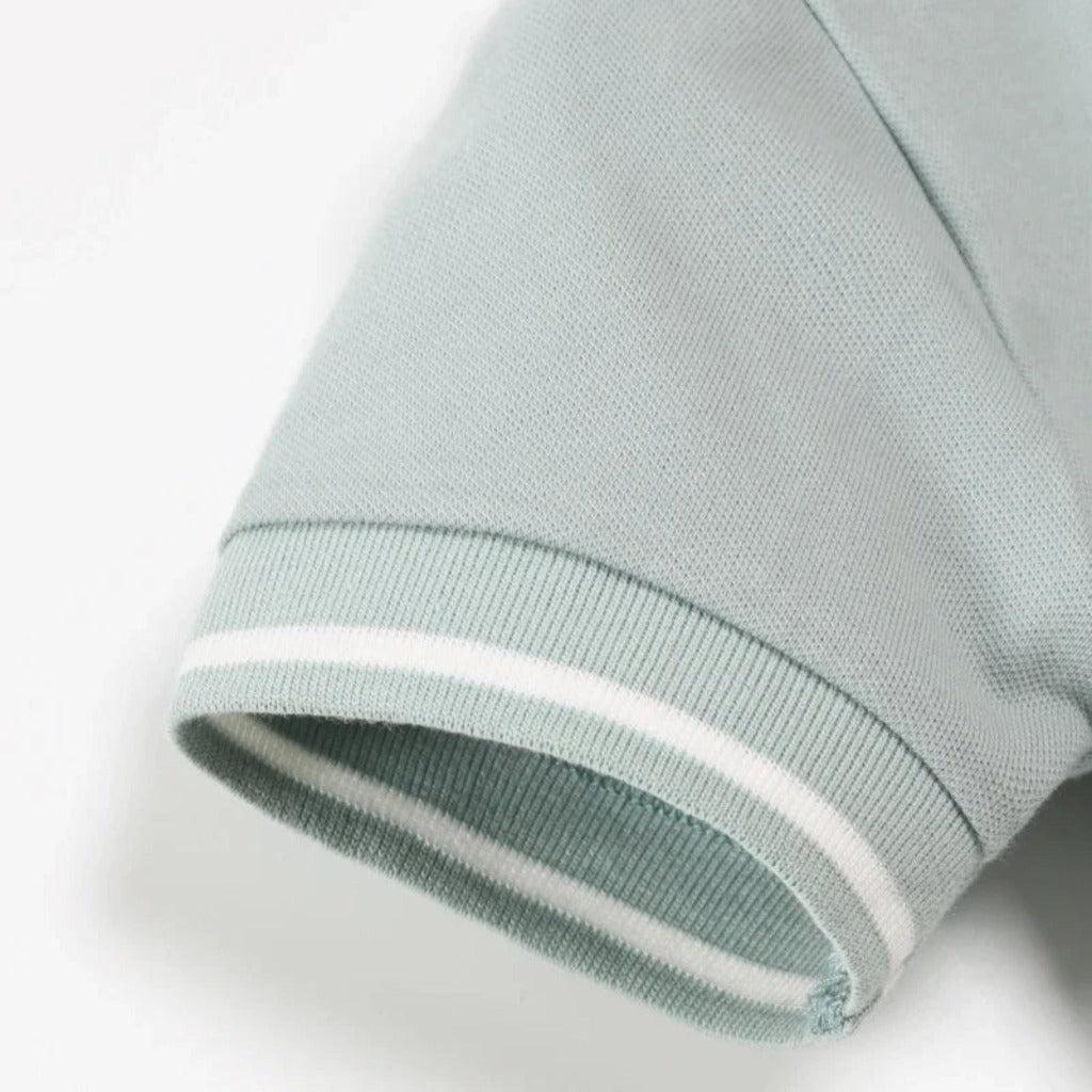 Sage Blue Top & Bottom Boys' Set