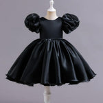 Satin Tulle Flower Girls' Dress