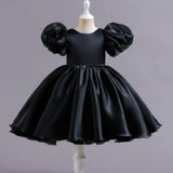 Satin Tulle Flower Girls' Dress