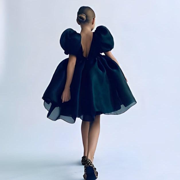 Satin Tulle Flower Girls' Dress