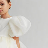 Satin Tulle Flower Girls' Dress