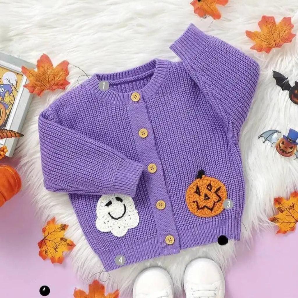 Spooky Unisex Halloween Cardigan