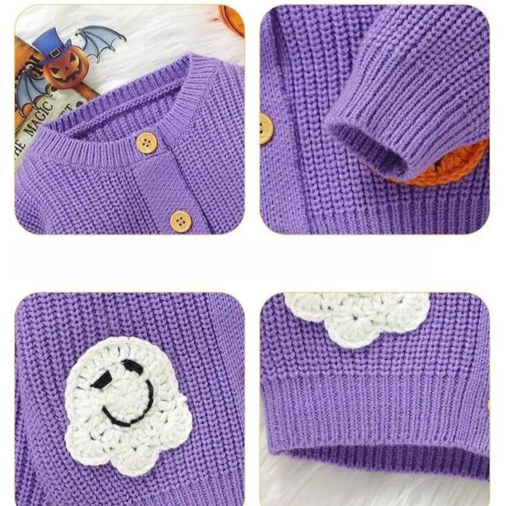 Spooky Unisex Halloween Cardigan
