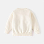 Striped Cotton-Blend Teddy Pullover